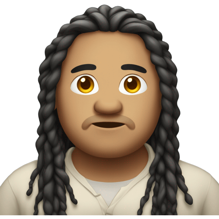 fat hispanic with dreads emoji