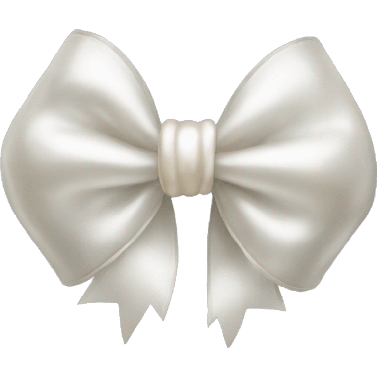 Pearl bow emoji