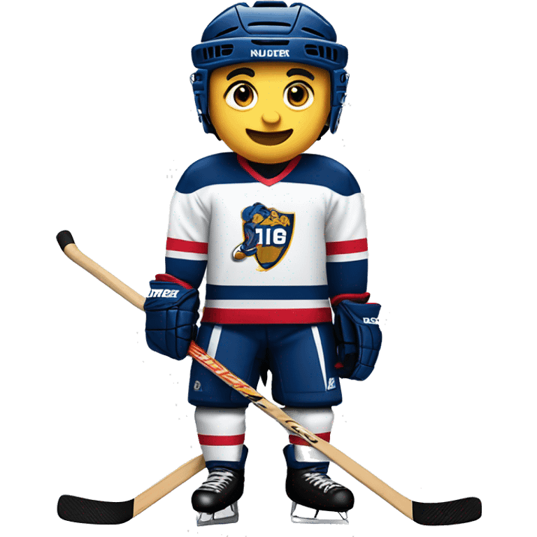 Hockey jearsy with nummer 16 emoji