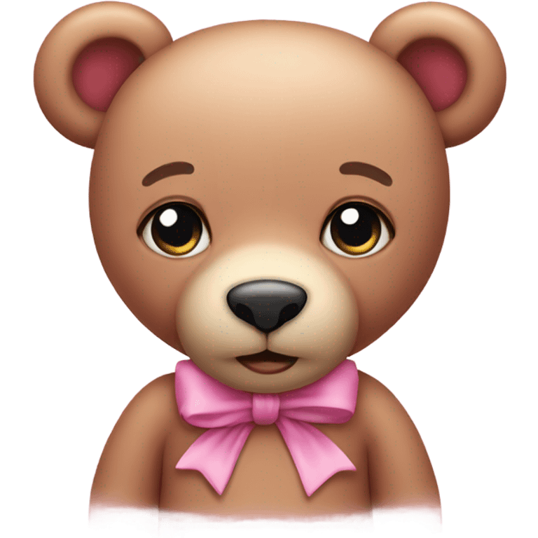 pink teddy bear emoji