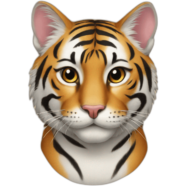 cat on a tiger emoji