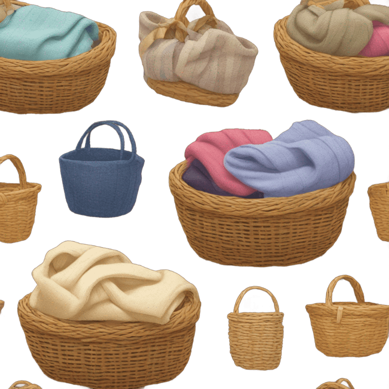 Blanket basket emoji