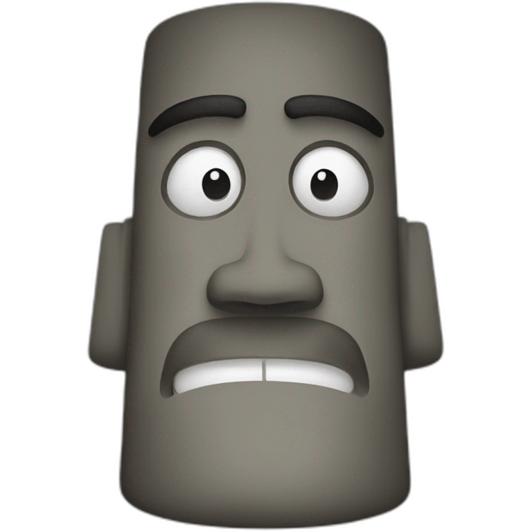 moai and hitler emoji