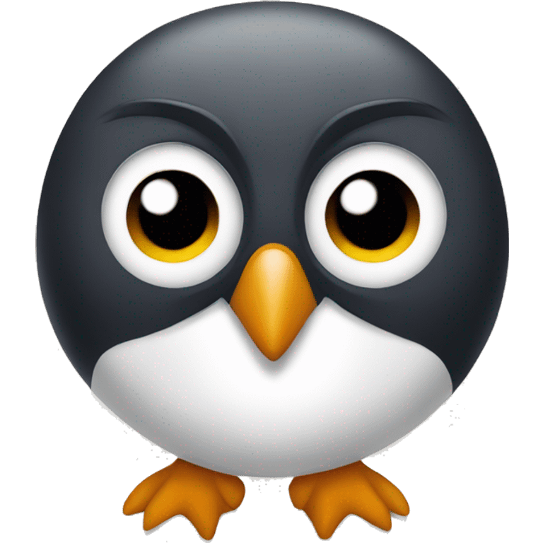 Owl penguin emoji