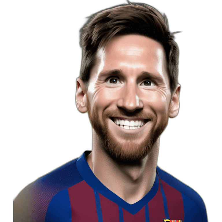 Happy messi emoji