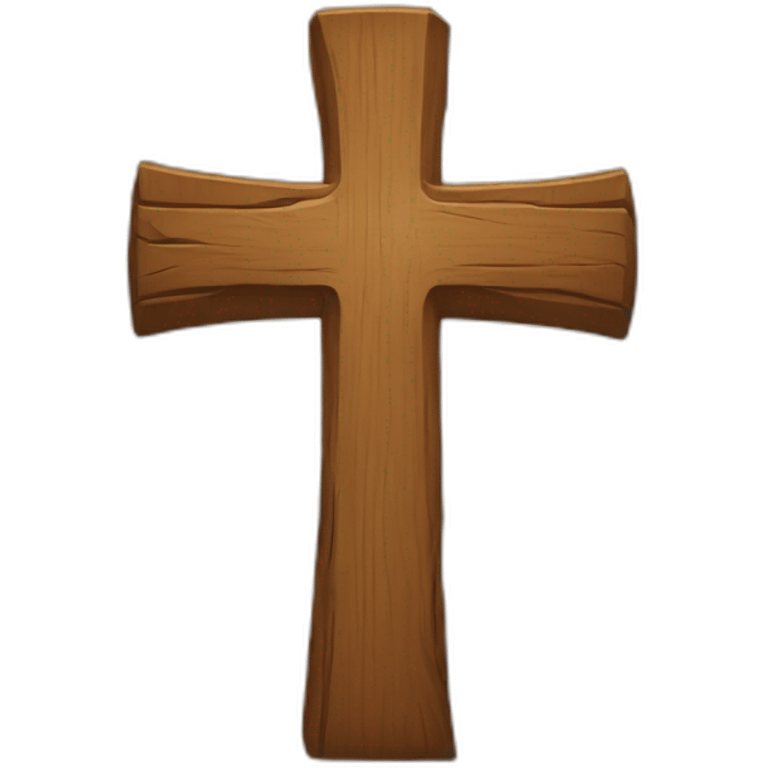 wooden cross emoji