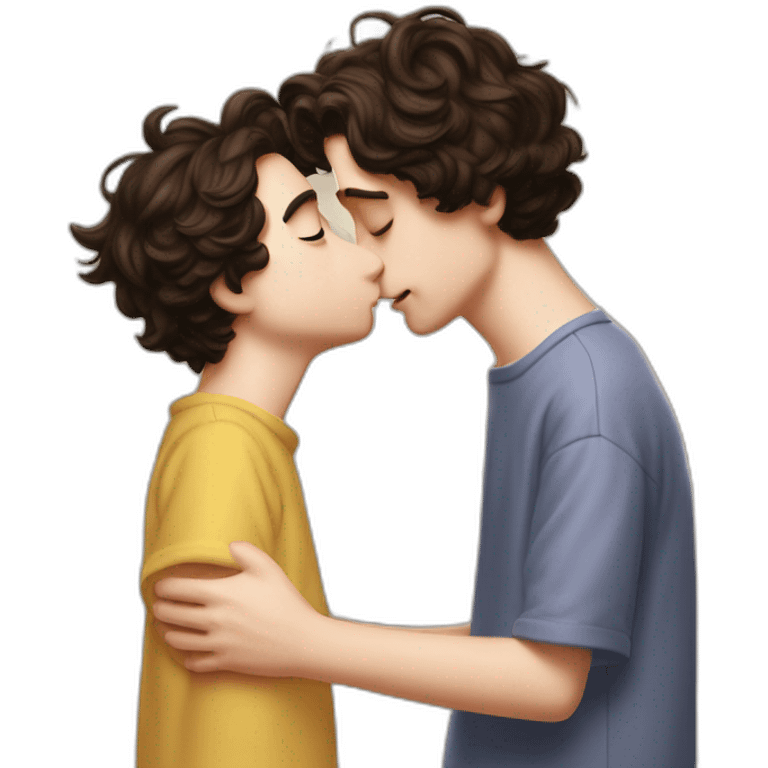 Timothee chalamet lovingly kisses Homer Simpson emoji