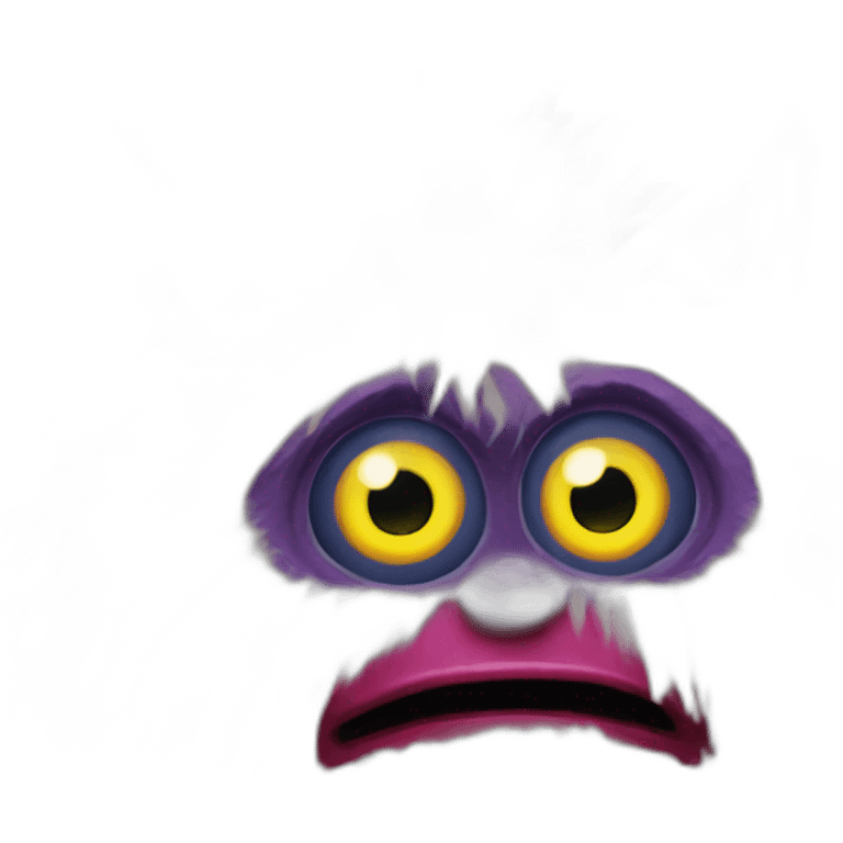 cursed long furby creepy emoji