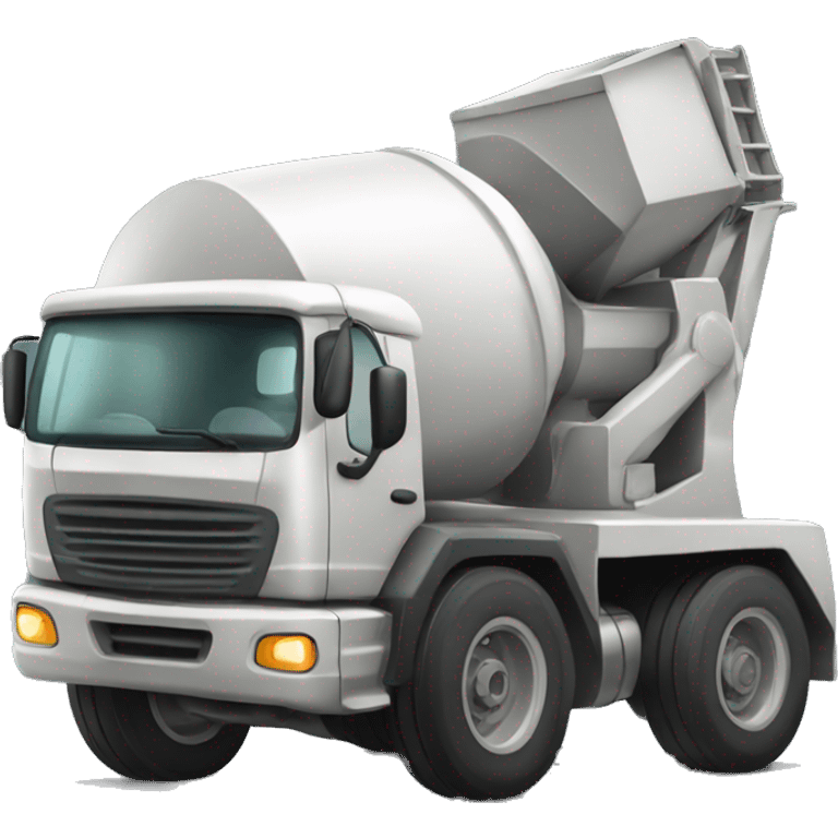 Concrete mixer emoji