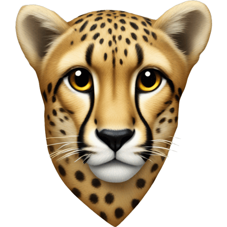 Cheetah heart emoji