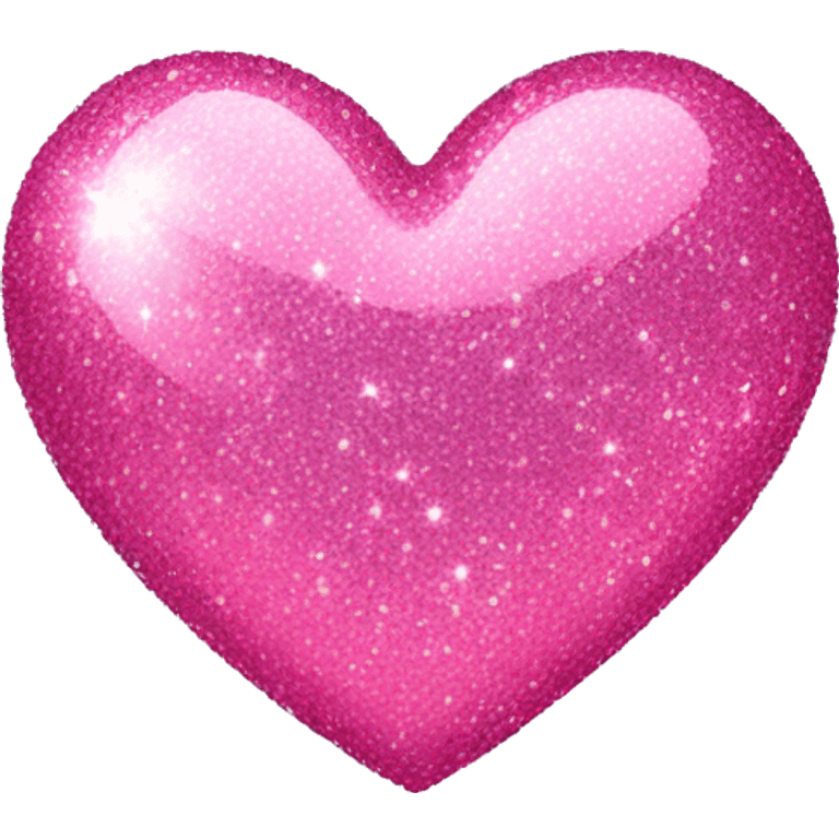 pink sparkly heart emoji