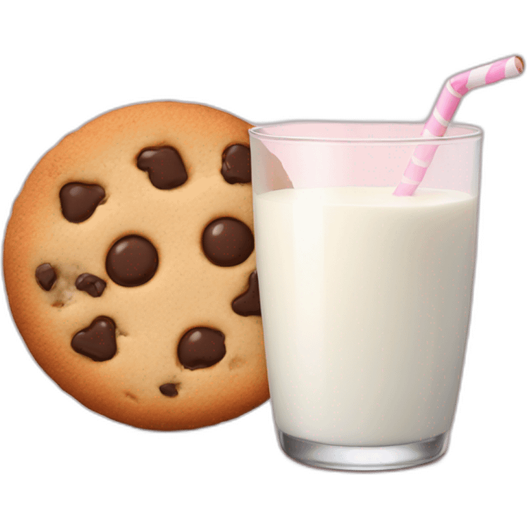 cookies with milk emoji