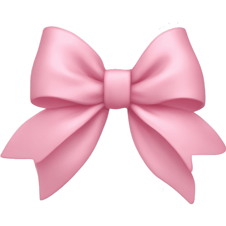 light pink bow on light pink bow emoji