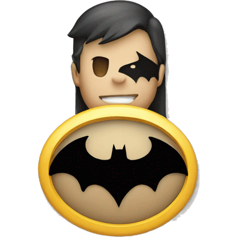 Batman logo emoji