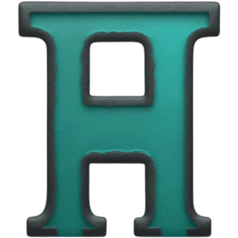 black lowercase letter t and turquose verical to the right of it emoji