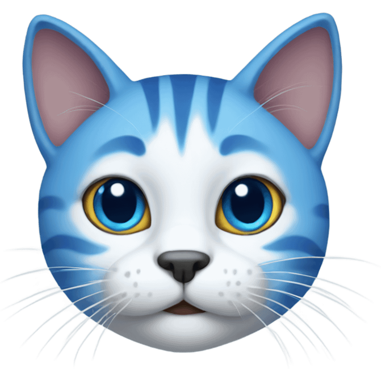 blue cat emoji