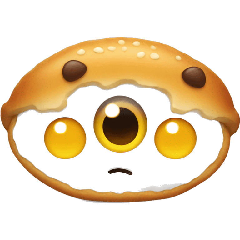 Cute food with eyes on it emoji