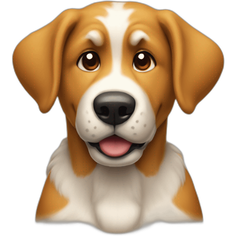 Chien sur mario emoji