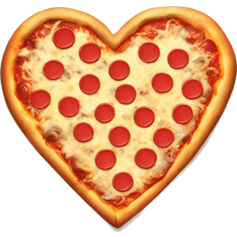 Heart pizza emoji