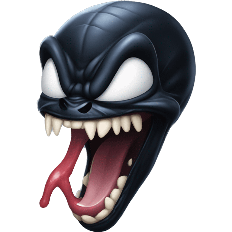 venom sticking his tongue out  emoji