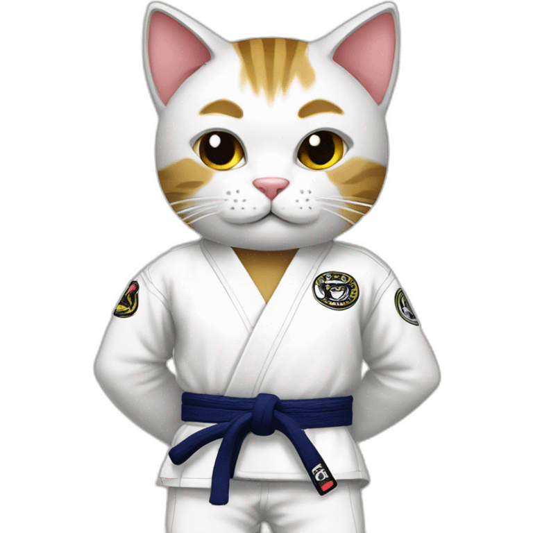 Jiu-Jitsu cat emoji