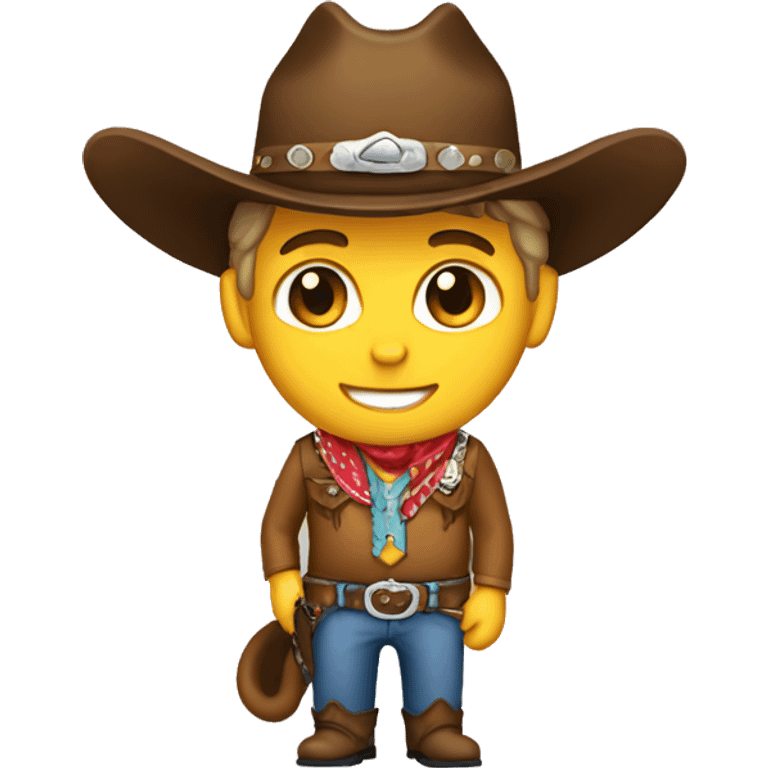 Cowboy wearing cat belt buckle  emoji