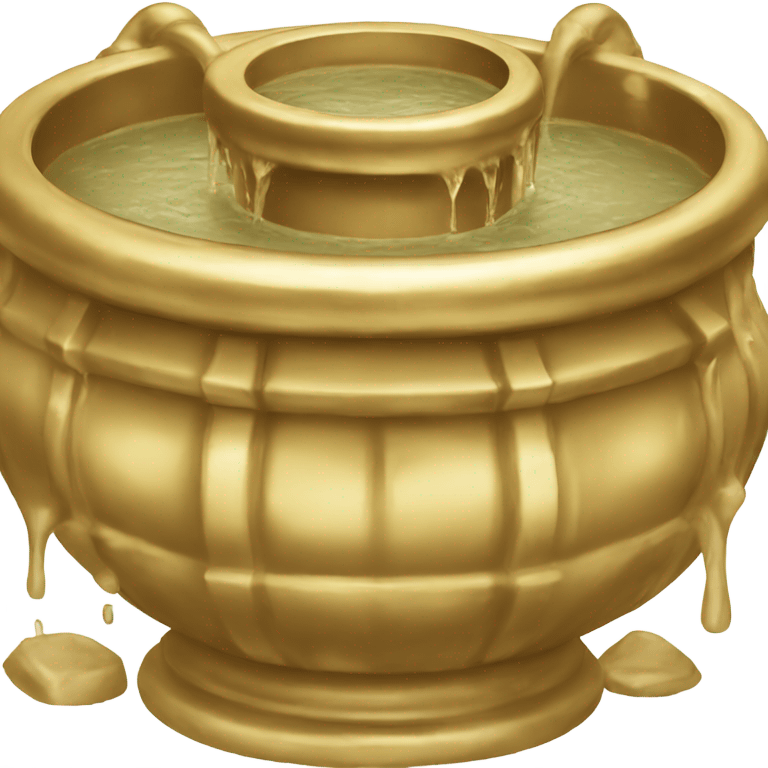 antique gold fountain emoji