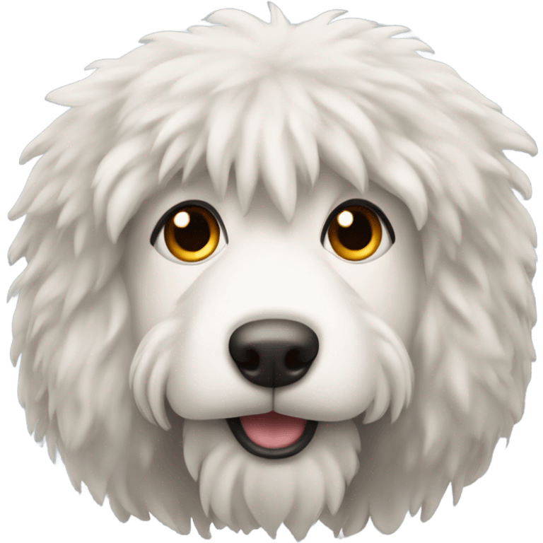 Sheepdog face emoji