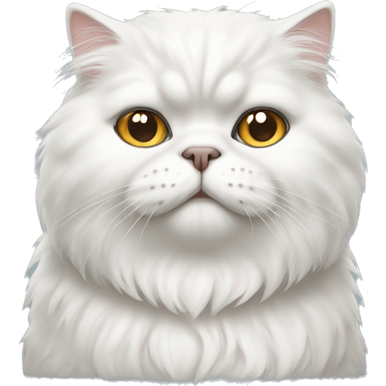 white Persian cat emoji