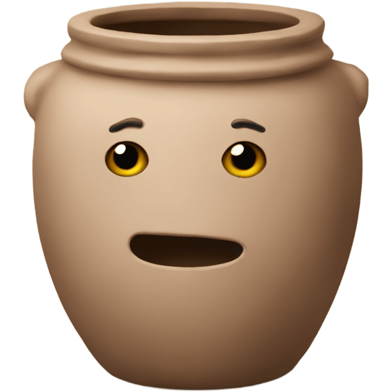 Clay jar emoji