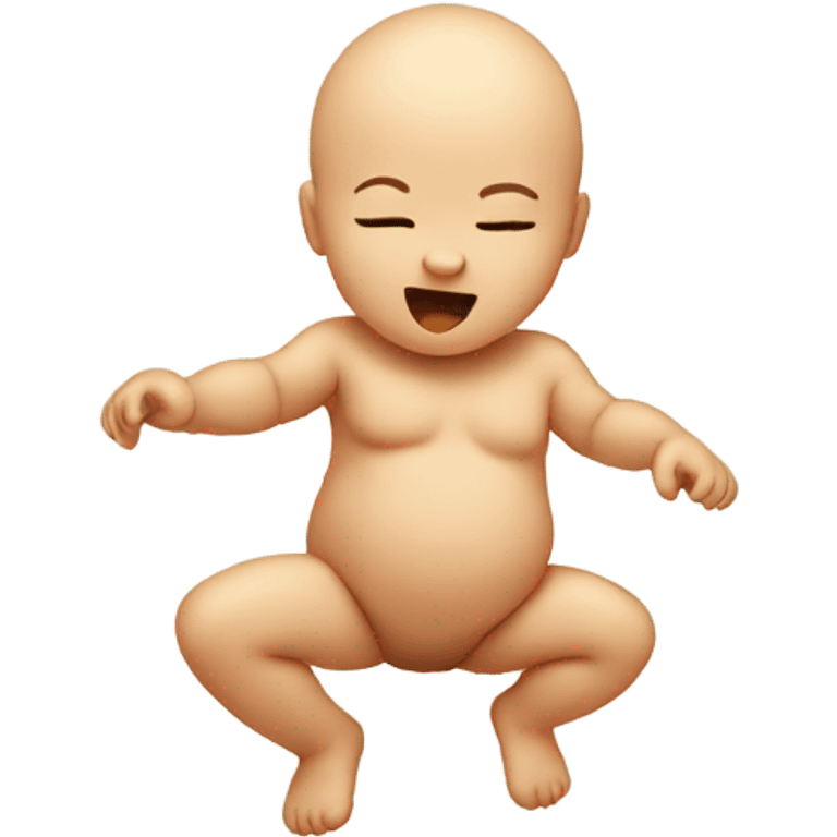 Infant in womb dancing  emoji