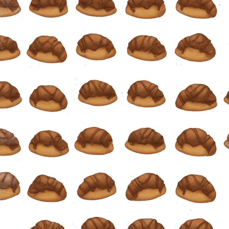 Chocolate croissant emoji