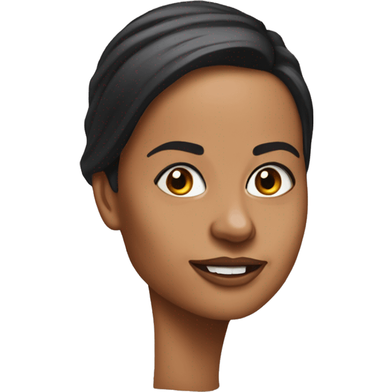 Sidne Pescott portrait emoji