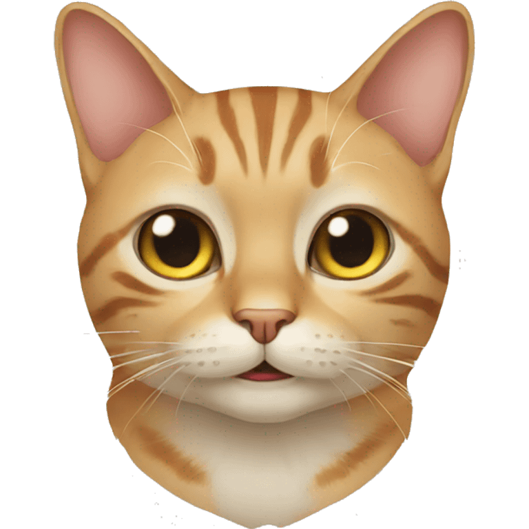 Funny cat emoji