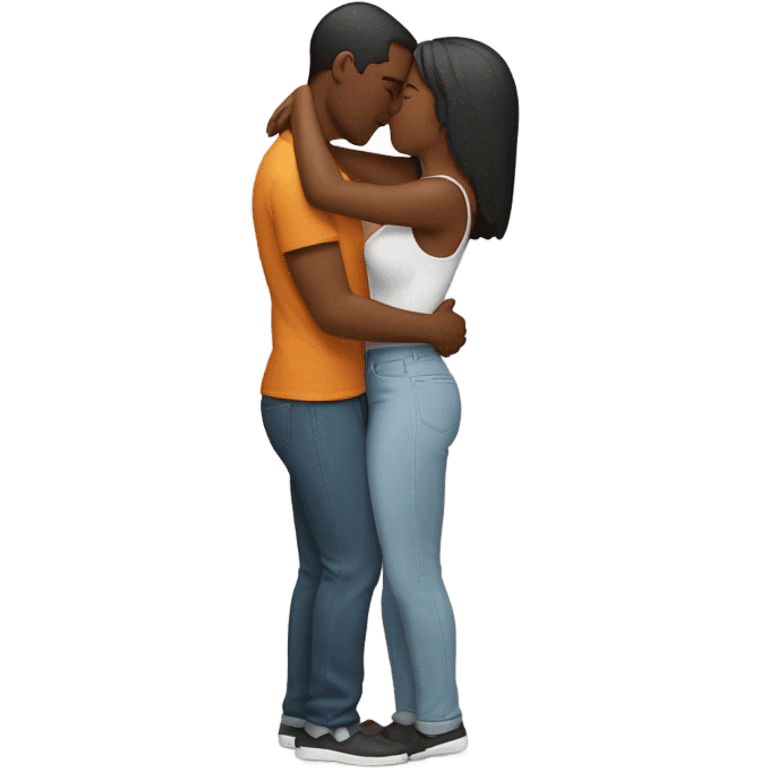 Couple kissing emoji