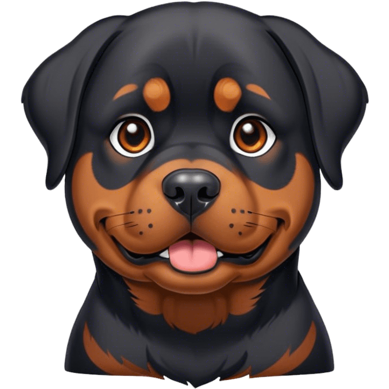 Rottweiler dog emoji