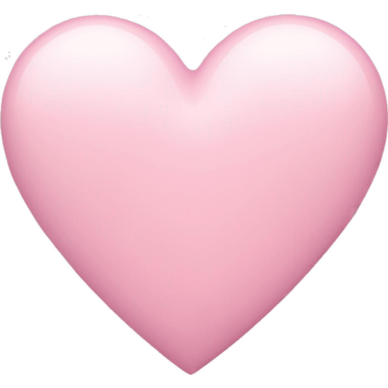 Pastel pink heart emoji