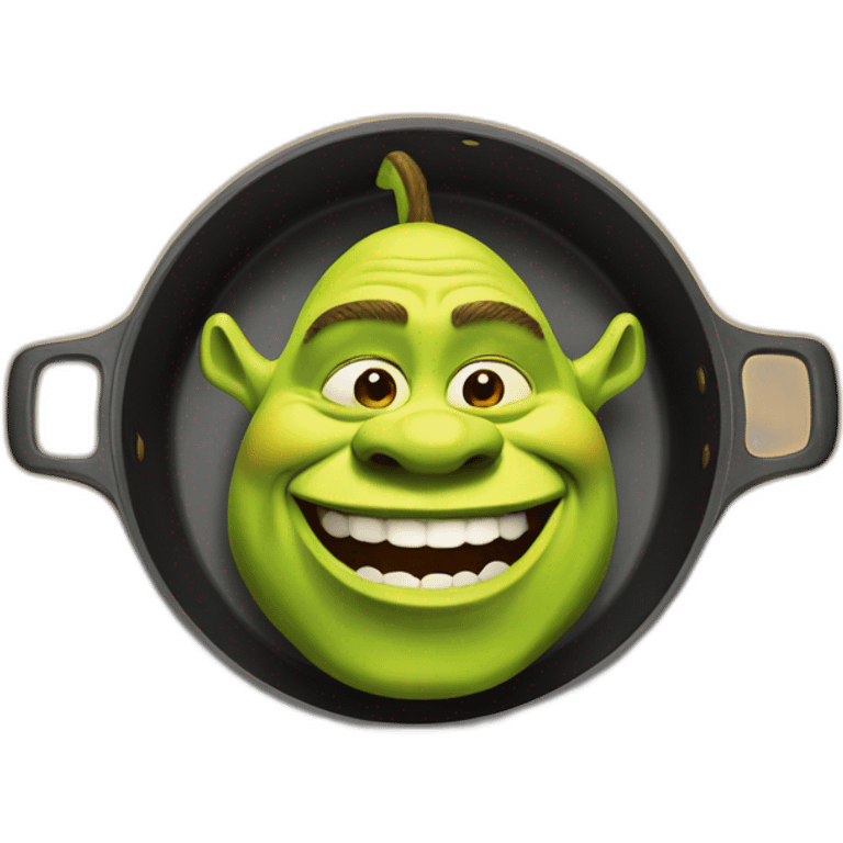 shrek on the pan emoji