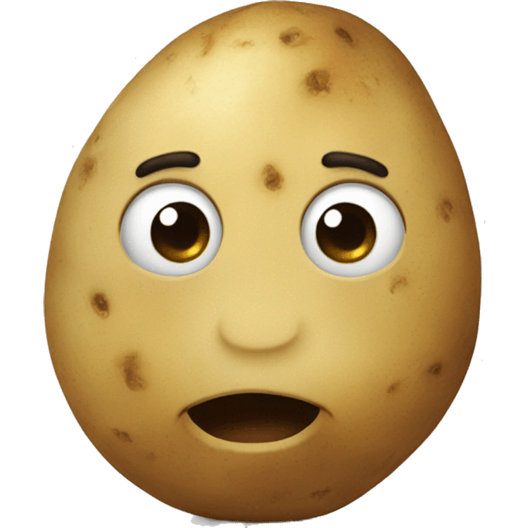 Potato face emoji