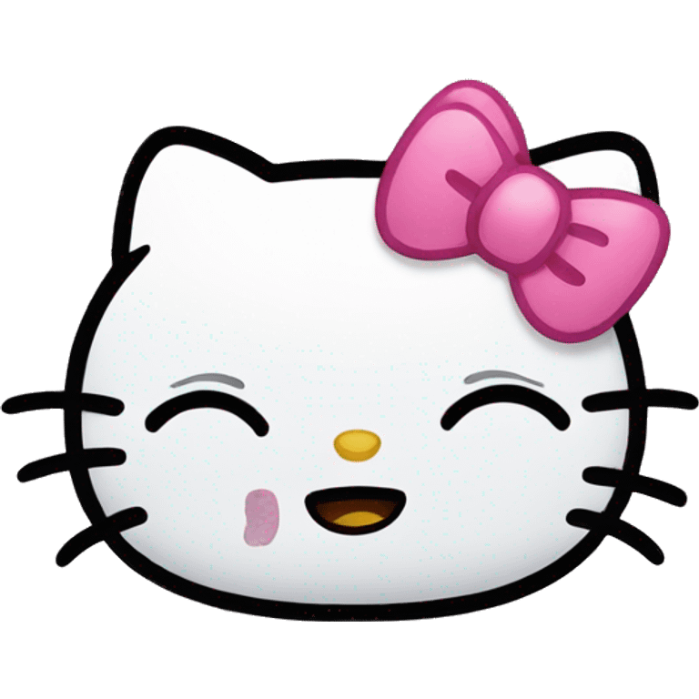 hello kitty crying emoji