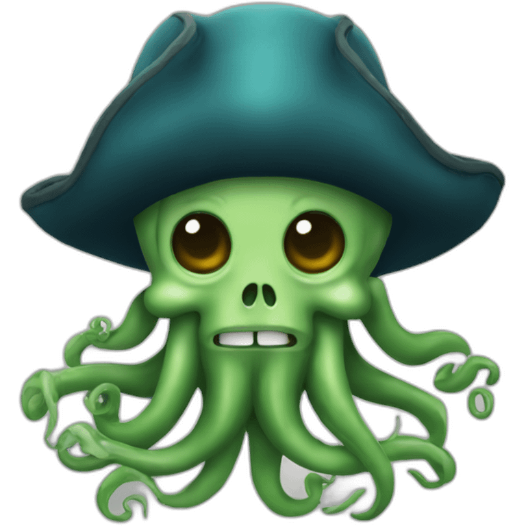 Davy Jones with tentacles emoji