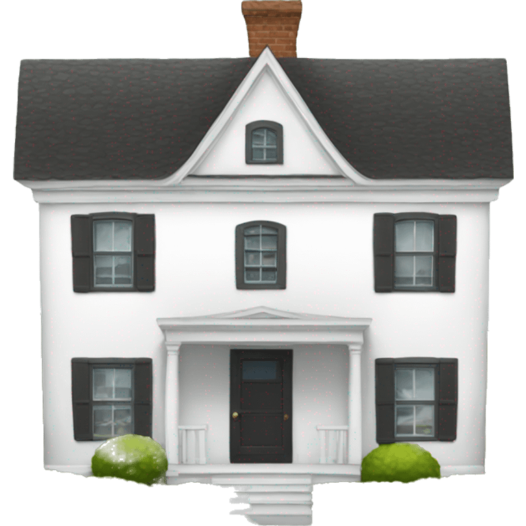 The white little house  emoji