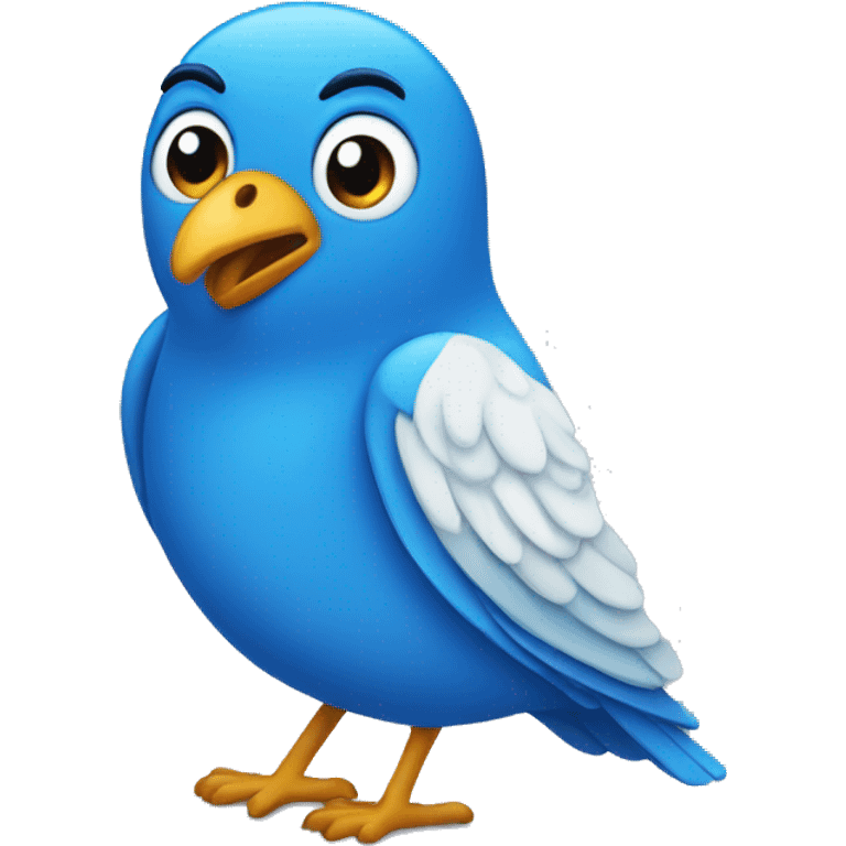 Twitter blue bird emoji emoji