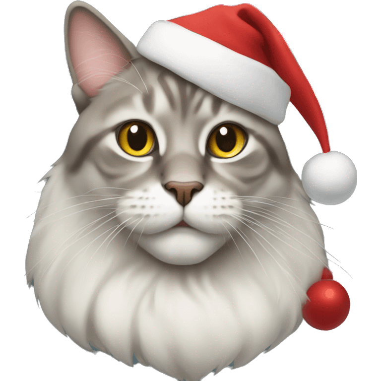 Cat Santa  emoji