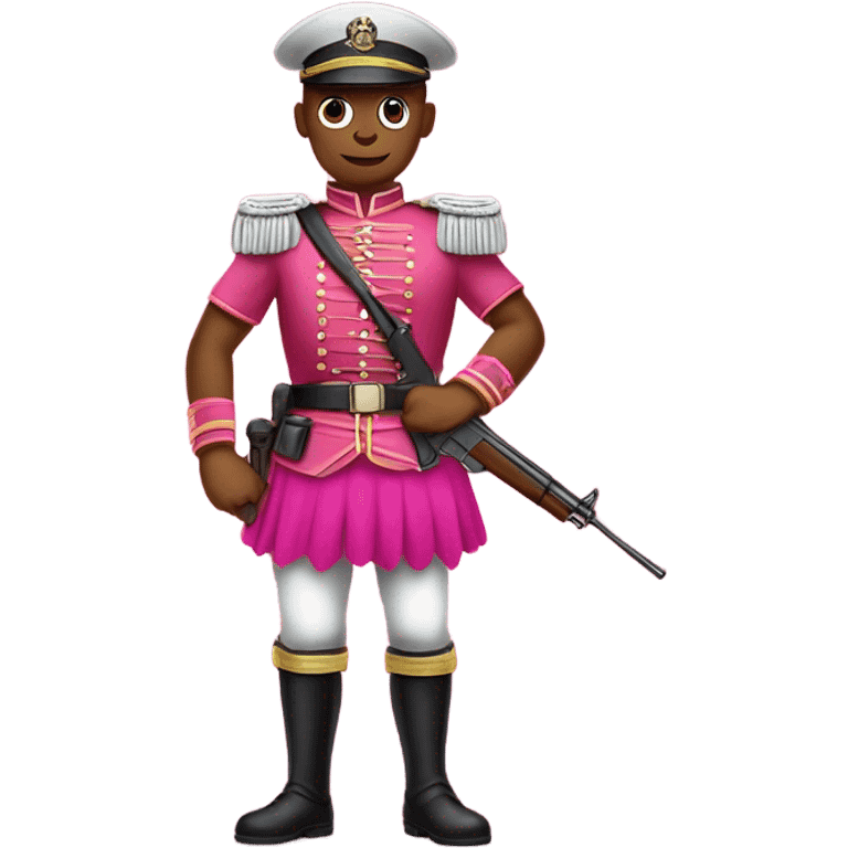 soldier in a tutu emoji