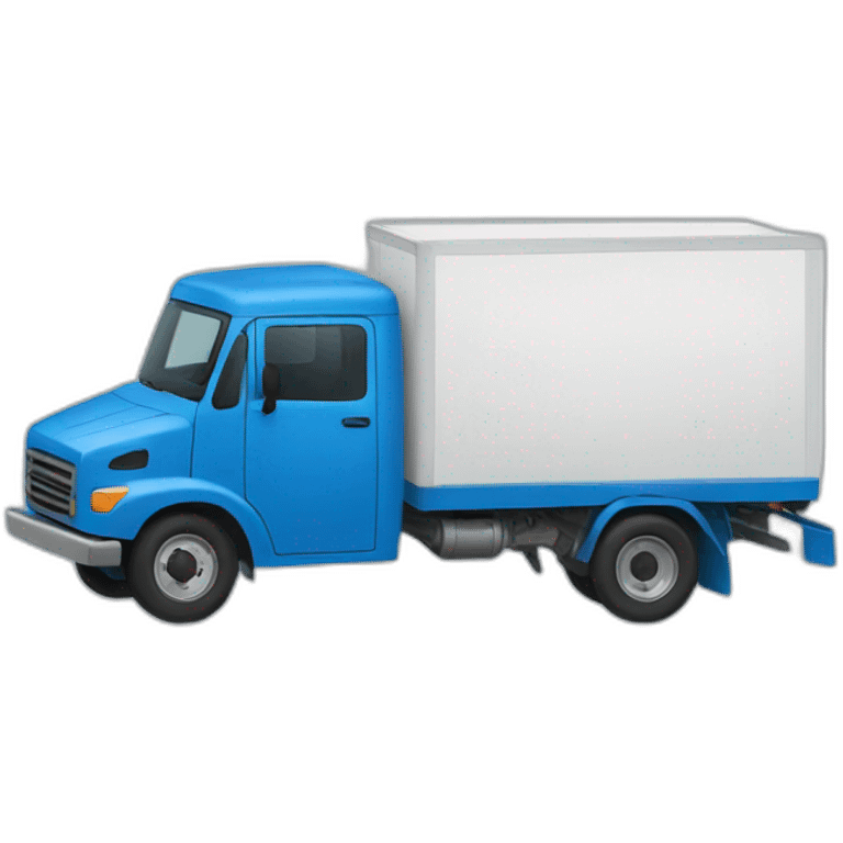 camion bleu emoji