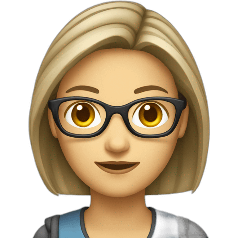 Un développeur informatique femme emoji