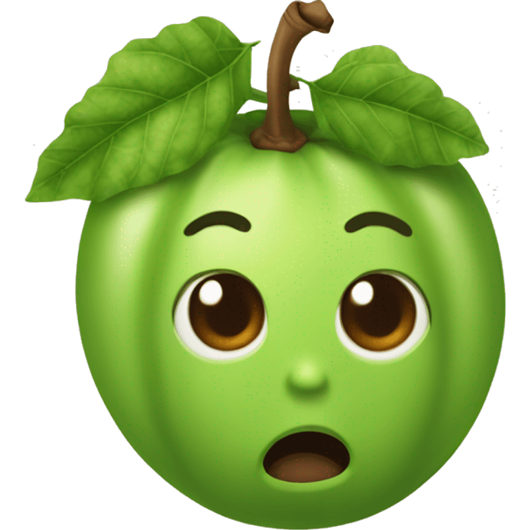 Cupuaçu fruit emoji