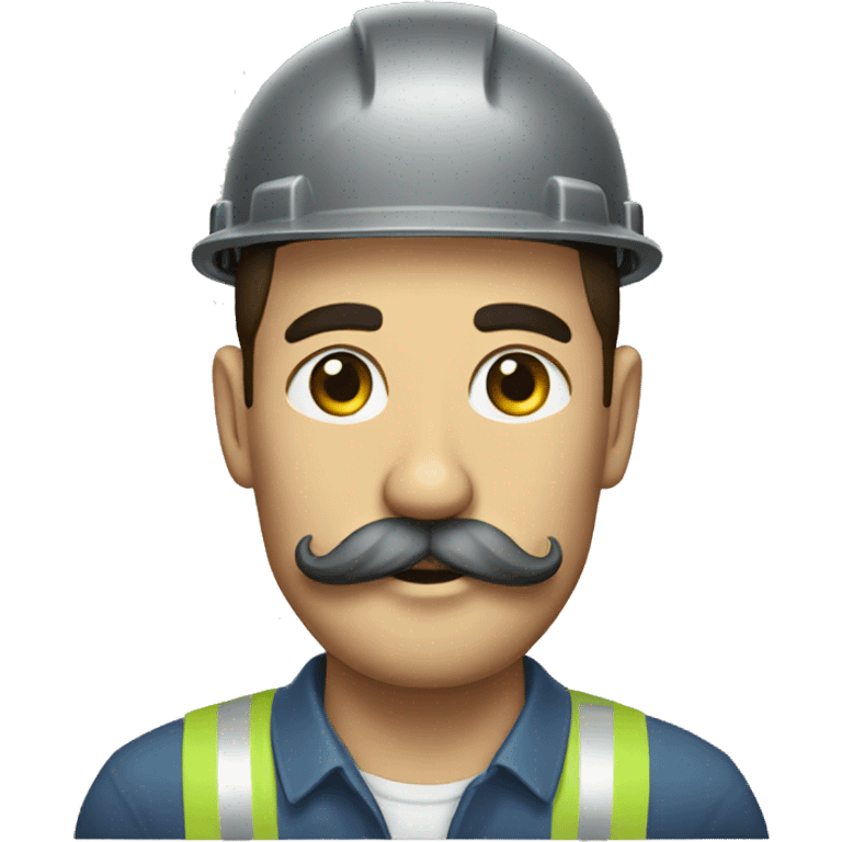 construction crane mustache emoji