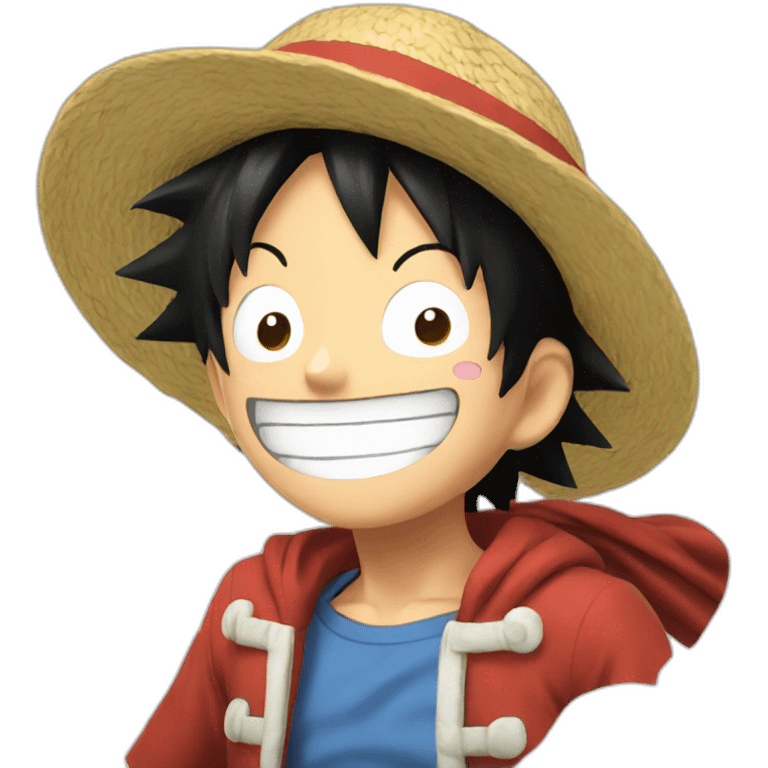 Luffy happy emoji